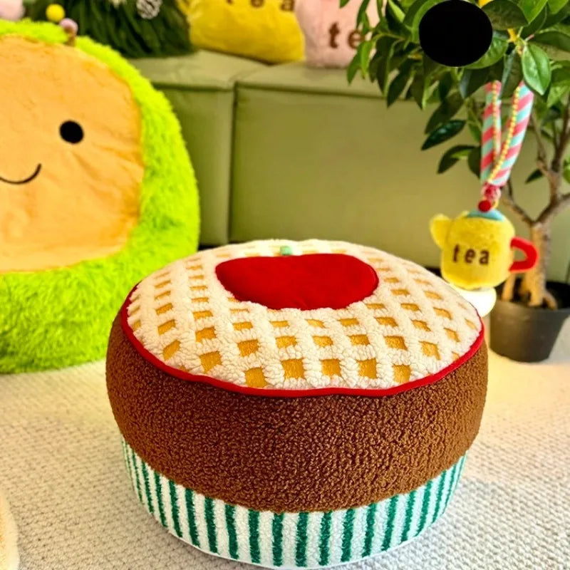 Cupcake Floor Cushion Ottoman | Food-Themed Lazy Sofa Seat