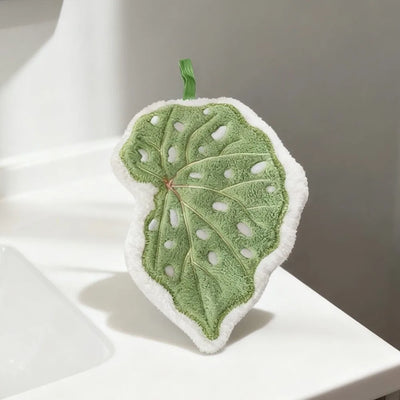 Leaves Design Absorbent Hand Towel - Eight Styles | Botanical Print Kitchen Towel