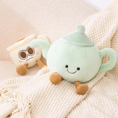 Afternoon Tea Plush Set ☕️ – Teapot, Teacup & Coffee Cup plush toy – – – Image 3 | Plushie Produce