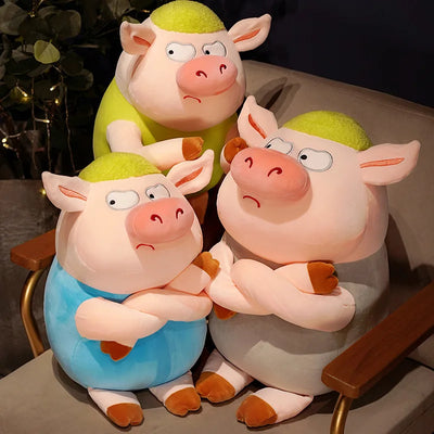 Angry Pig Plushies – Three Colors - 14-22" | 35-55 cm plush toy – – – Image 2 | Plushie Produce