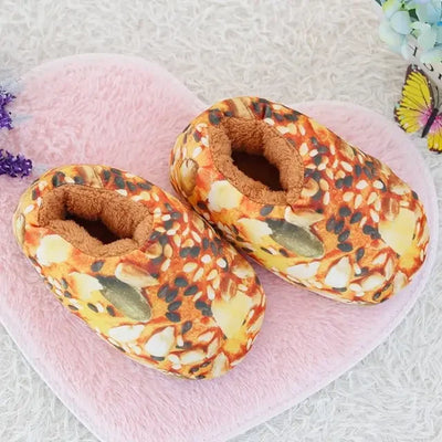 Baked Bread Children's Slippers- Four Varieties plush toy – – Melon Seeds bread – Image 8 | Plushie Produce