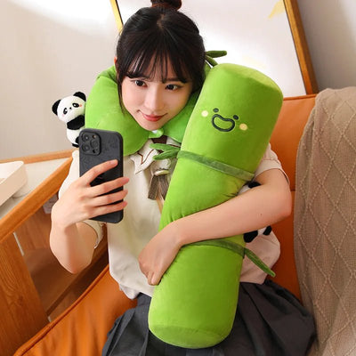 Bamboo Plushie Body/Neck Pillow, 22-55" | 55-140 cm plush toy – – – Image 6 | Plushie Produce