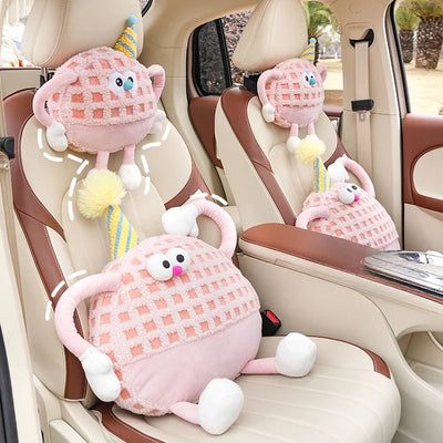 Birthday Waffle Cushion Plushie for Head/Lumbar Support, 14-20" | 35-50 cm plush toy – – – Image 1 | Plushie Produce