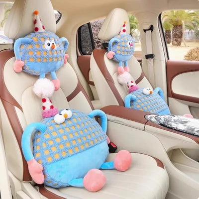 Birthday Waffle Cushion Plushie for Head/Lumbar Support, 14-20" | 35-50 cm plush toy – – – Image 2 | Plushie Produce