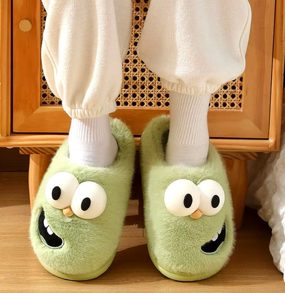 Plushie Cartoon Bird Slippers, US Men 4-6.5/ Women 5.5-18