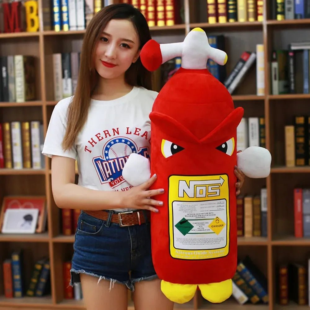 Cartoon Fire Extinguisher Plush Toy, 15-32" | 38-80 cm