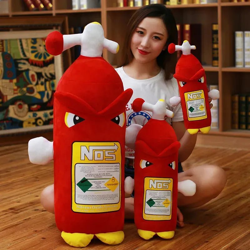 Cartoon Fire Extinguisher Plush Toy, 15-32" | 38-80 cm