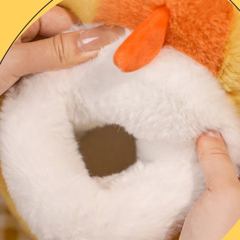 Pantofole in peluche a forma di pollo, taglia bambini fino a US Men 9 / Women 10.5