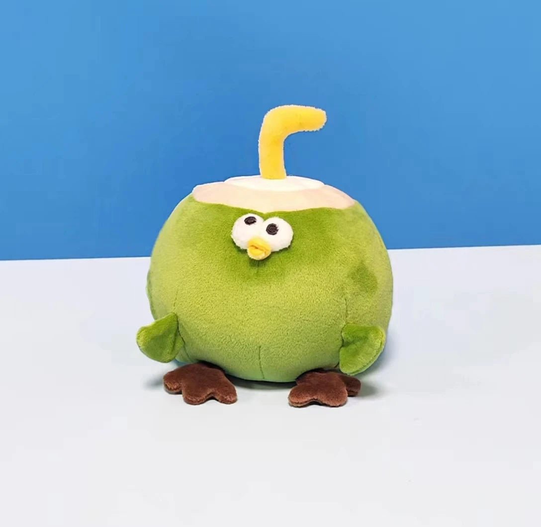 Plushie Coconut Bird Plushie, 4-9" | 10-23 cm