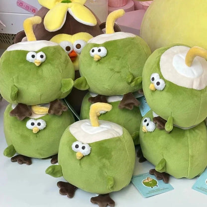 Plushie Coconut Bird Plushie, 4-9" | 10-23 cm