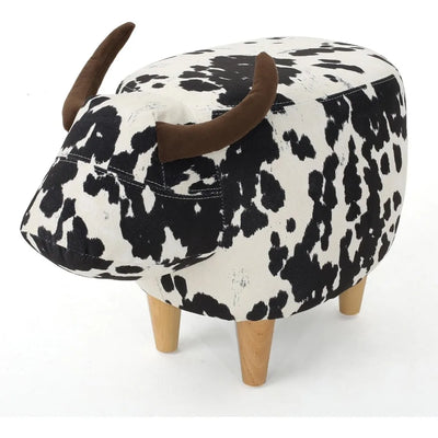 Cow Ottoman with Velvet Fabric in Two Colors plush toy – – – Image 5 | Plushie Produce