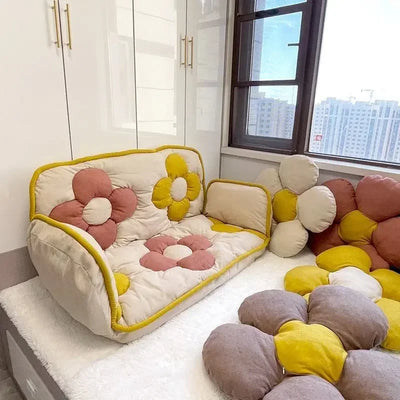 Cozy Blossom Children's Two-Seater Couch - Two Colors plush toy – – White Without legs – Image 6 | Plushie Produce