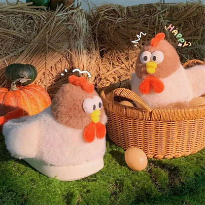 Plushie Cozy Hen Slippers, US Men 4-6/ Women 5.5-7.5