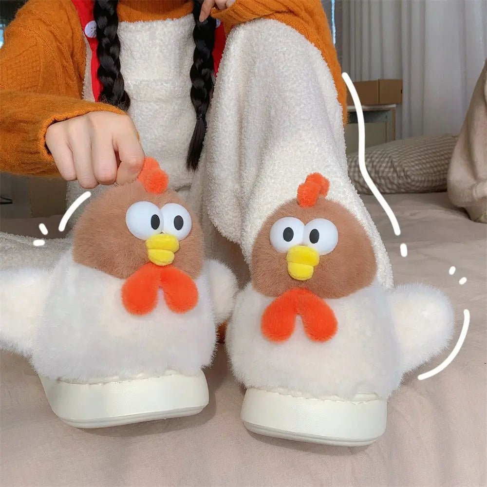 Soft Chicken Slippers