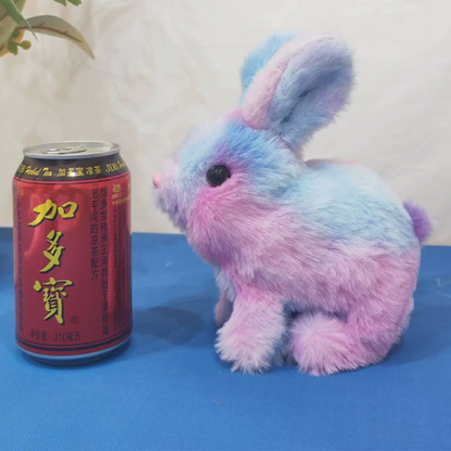 Tie-Dye Bunny Plushie, 4" | 10 cm