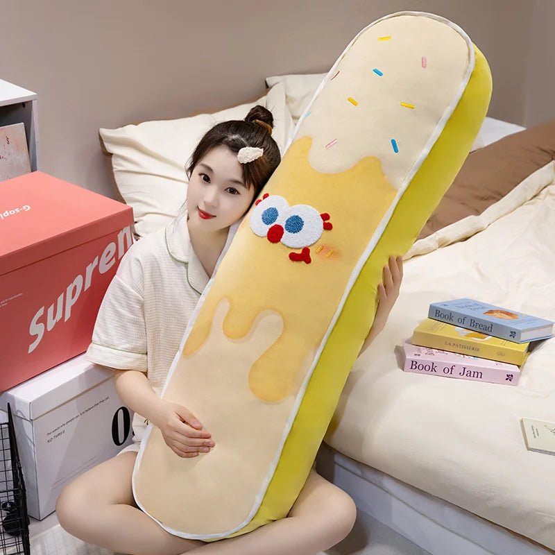 Cuscino corpo Jumbo Dessert Plushie, Tre colori, 35-47" | 90-120 centimetri