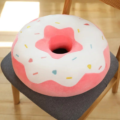 Donut Seat Cushion Plushie, Four Colors, 15" | 38 cm plush toy – – – Image 5 | Plushie Produce