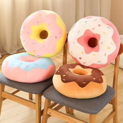Donut Seat Cushion Plushie, Four Colors, 15" | 38 cm plush toy – – – Image 6 | Plushie Produce