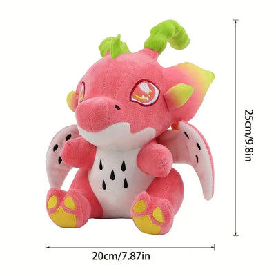 Dragon Stuffed Animal as a Dragon Fruit – 10" | 25 cm plush toy – – – Image 6 | Plushie Produce