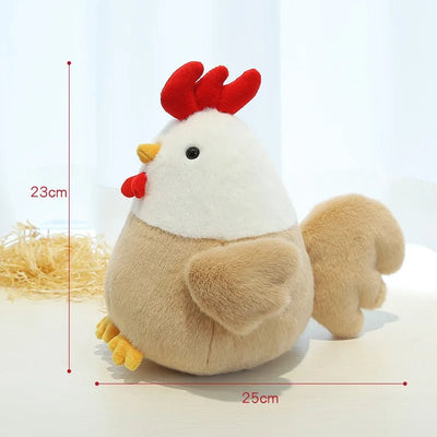 Plushie Farmhouse Chicken, 9" | 22 cm plush toy – – – Image 6 | Plushie Produce