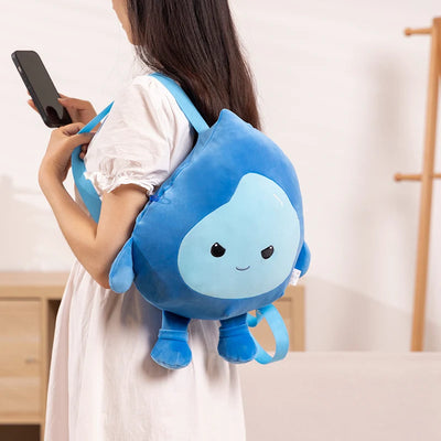 Flame Plushie Backpack, 12.5" | 32 cm plush toy – – – Image 5 | Plushie Produce