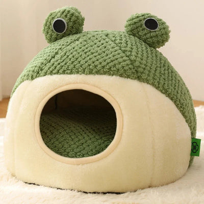 Frog Pet Bed Collection, Three Designs, For Pets Up To 11 lbs | 5 kg plush toy – – – Image 6 | Plushie Produce