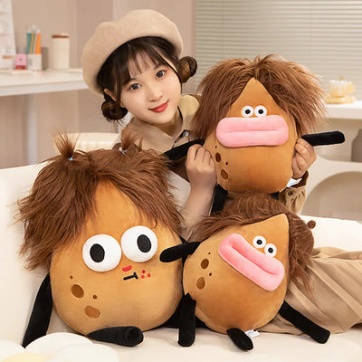 Funny Potato Plushie with Hair, 12-20" | 30-50 cm plush toy – – – Image 6 | Plushie Produce
