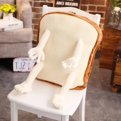 Funny Toast Plushie with Hands and Legs, 20" | 50 cm plush toy – – – Image 4 | Plushie Produce