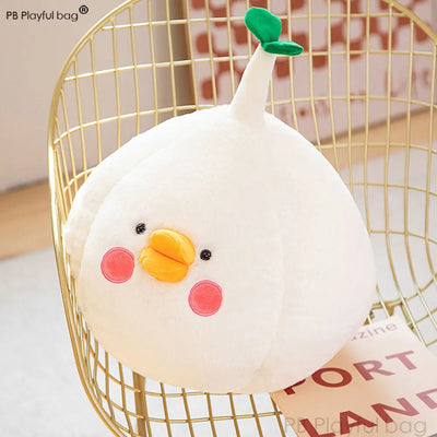 Garlic Duck Plushie, 11-19" | 28-48 cm plush toy – – – Image 6 | Plushie Produce