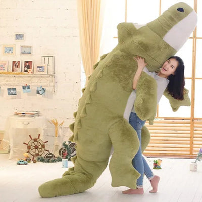 Giant 10-Foot Crocodile Plushie - World's Largest Commercial Stuffed Animal! plush toy – – Green – Image 7 | Plushie Produce