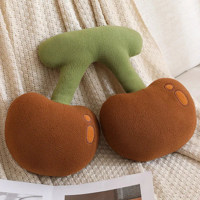 Giant Cherry Plushie, 18" | 45cm plush toy – – brown – Image 9 | Plushie Produce