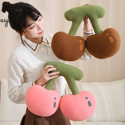 Giant Cherry Plushie, 18" | 45cm plush toy – – – Image 2 | Plushie Produce