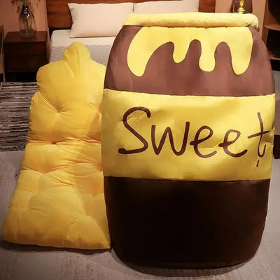 Giant Honey Jar Sleeping Bag, 5.9' | 1.6 m plush toy – – – Image 4 | Plushie Produce