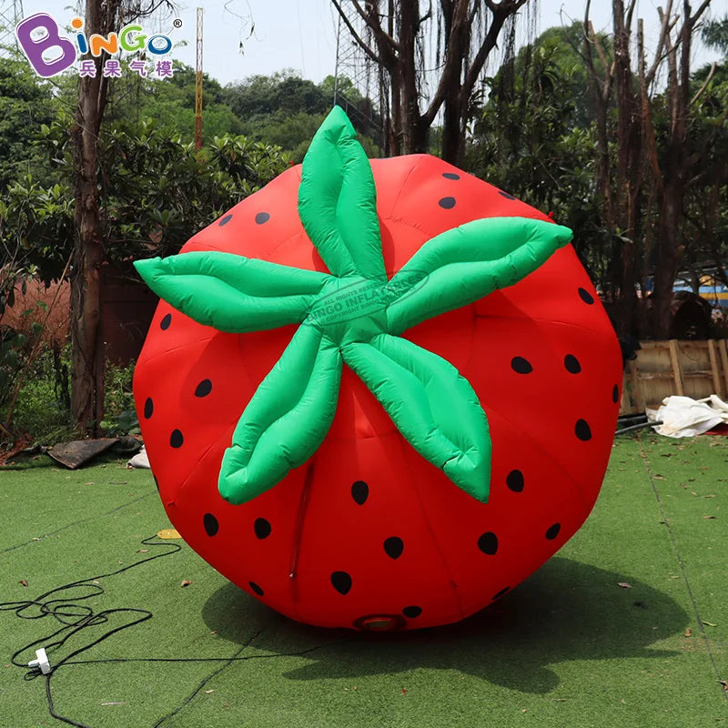 Giant Inflatable Strawberry – Oversized Lawn & Event Decoration plush toy – – – Image 6 | Plushie Produce