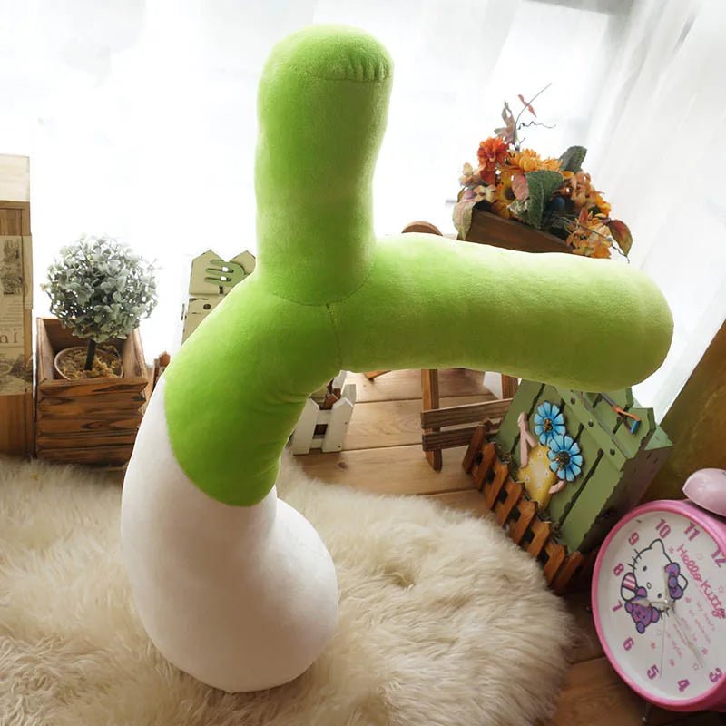 Gigante Peluche Realistico Cipolla Verde, 24-51" | 60-130 centimetri