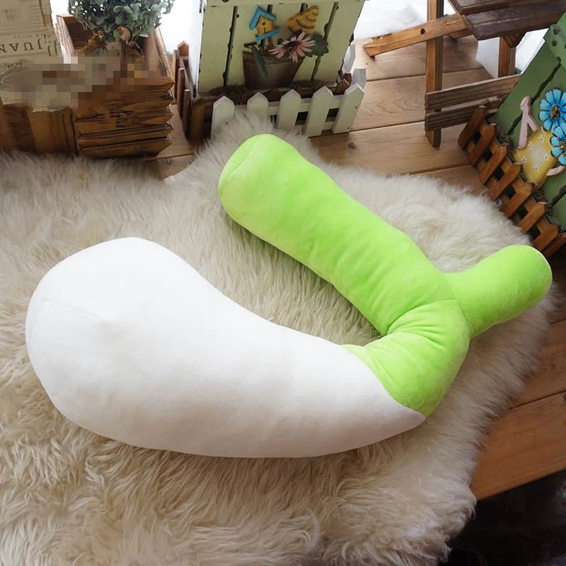 Gigante Peluche Realistico Cipolla Verde, 24-51" | 60-130 centimetri