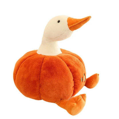 Ganso de peluche dentro de una calabaza, 10-20" | 25-50 centímetros