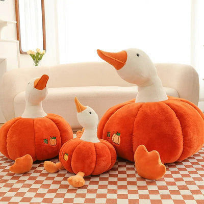 Goose Plushie Inside a Pumpkin, 10-20" | 25-50 cm plush toy – – – Image 2 | Plushie Produce