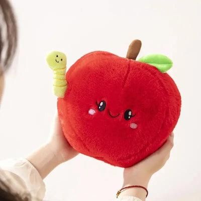 Happy Harvest: Cartoon Fruit Plush Toys Collection, Five Large Fruits plush toy – – – Image 2 | Plushie Produce