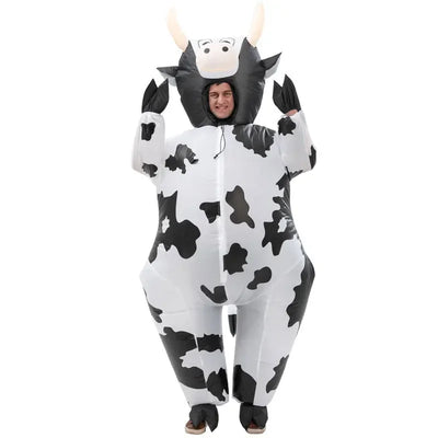 Inflatable Dairy Cow Costume – The Ultimate Party Showstopper plush toy – – Fit 150-190cm – Image 1 | Plushie Produce