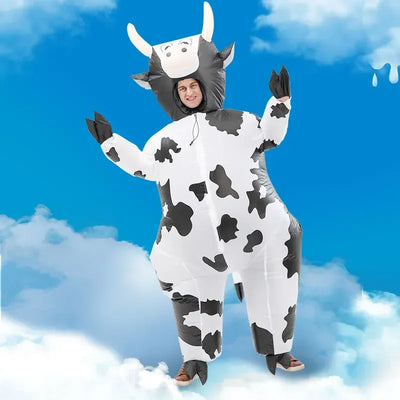 Inflatable Dairy Cow Costume – The Ultimate Party Showstopper plush toy – – – Image 2 | Plushie Produce