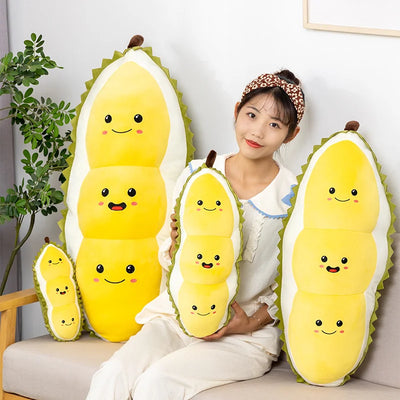 Jumbo Smiling Durian Plushie, 12-37" | 30-95 cm plush toy – – – Image 7 | Plushie Produce