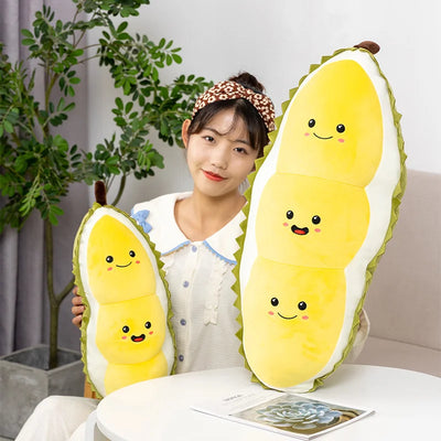 Jumbo Smiling Durian Plushie, 12-37" | 30-95 cm plush toy – – – Image 8 | Plushie Produce