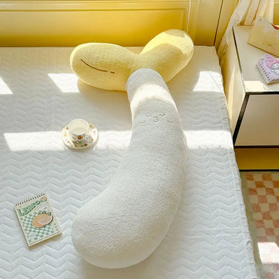 Kawaii Bean Sprout Body Pillow, Two Colors, 28-47" | 70-120 cm plush toy – – yellow – Image 6 | Plushie Produce