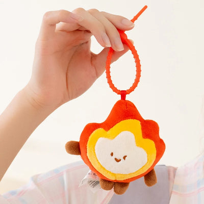Kawaii Flame Plushie – Cute Stuffed Animal, Keychain, and Shoulder Bag plush toy – – 8cm keychain – Image 7 | Plushie Produce