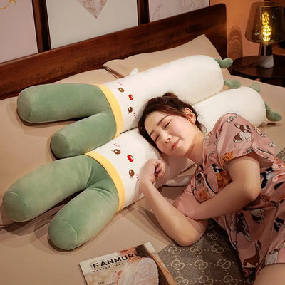 Kawaii Green Onion Body Pillow Plushie – Giant Plush Toy for Cozy Nights plush toy – – – Image 5 | Plushie Produce
