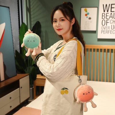 Kawaii Macaron Plush Toy, Two Colors, 6-28" | 15-70 cm plush toy – – – Image 6 | Plushie Produce