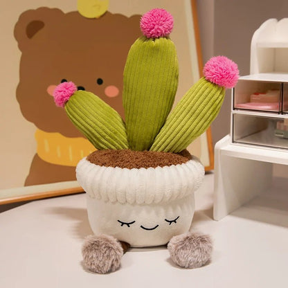 Grande Plante d'Intérieur en Pot en Peluche, 5 Variétés, 12" | 30 cm