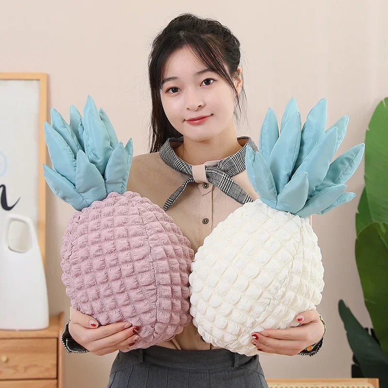 Grande decorazione in peluche ananas simulato, 20" | 50 cm