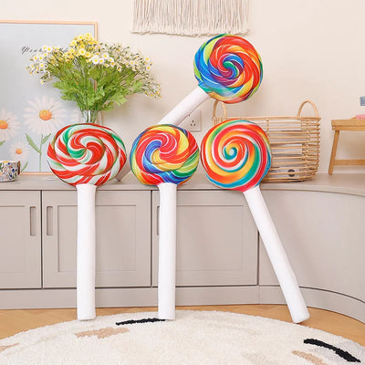 Lollipop Plushie – Sweeten Up Your Space, 16-28" | 40-70 cm plush toy – – – Image 1 | Plushie Produce